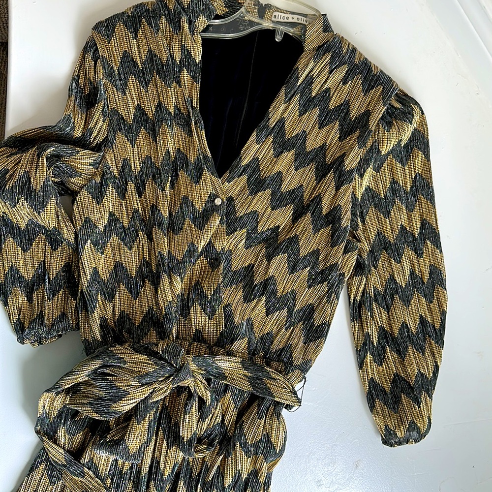 Sparkly midi dress by Alice + Olivia (size 12) - great for the holidays!